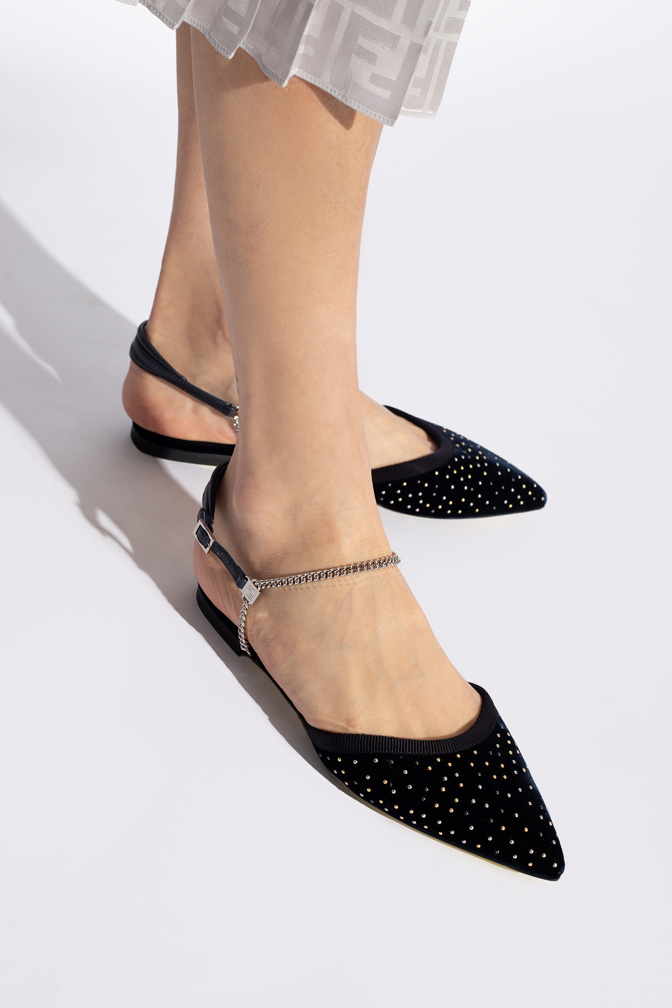 Fendi hot sale pointed flats